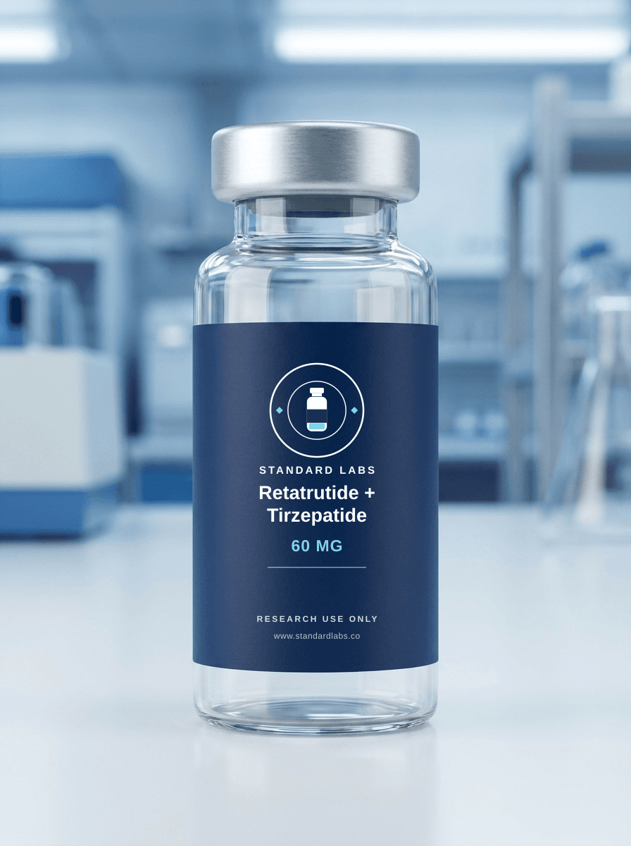 Retatrutide + Tirzepatide research vial